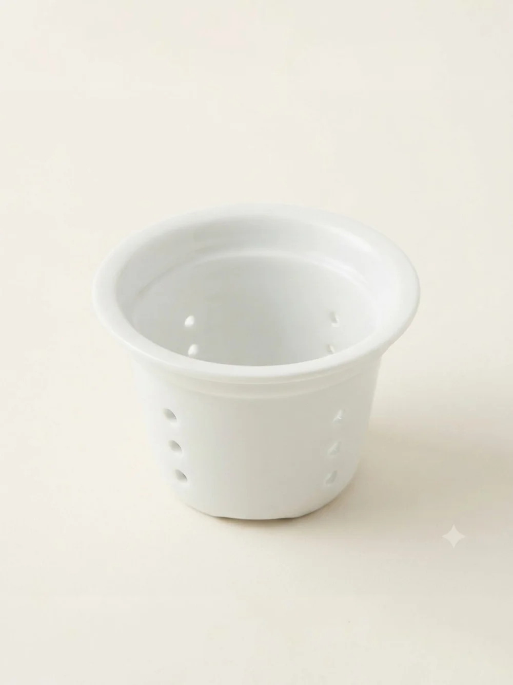Floral Tea Mug with Infuser & Lid | Porcelain Blue Flower Tea Cup Set **